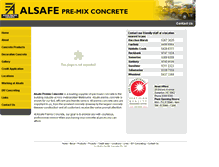 Tablet Screenshot of alsafepremix.com.au